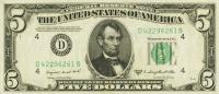 Gallery image for United States p438c: 5 Dollars